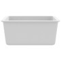 Fregadero de cocina con un seno granito blanco de vidaXL, Fregaderos - Ref: Foro24-144869, Precio: 137,07 €, Descuento: %
