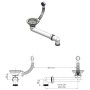Fregadero de cocina con un seno granito blanco de vidaXL, Fregaderos - Ref: Foro24-144869, Precio: 137,07 €, Descuento: %