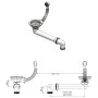 Fregadero de cocina con un seno granito blanco de vidaXL, Fregaderos - Ref: Foro24-144869, Precio: 135,69 €, Descuento: %