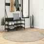 Alfombra pelo largo aspecto brillante ISTAN beige Ø 160 cm de , Alfombras - Ref: Foro24-375660, Precio: 60,34 €, Descuento: %