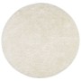 Alfombra pelo largo aspecto brillante ISTAN crema Ø 80 cm de , Alfombras - Ref: Foro24-375669, Precio: 21,48 €, Descuento: %