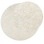Alfombra pelo largo aspecto brillante ISTAN crema Ø 80 cm de , Alfombras - Ref: Foro24-375669, Precio: 21,48 €, Descuento: %