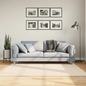 Alfombra de pelo corto suave lavable HUARTE beige 160x160 cm de , Alfombras - Ref: Foro24-375021, Precio: 81,00 €, Descuento: %