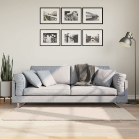 Alfombra de pelo corto suave lavable HUARTE beige 80x150 cm de , Alfombras - Ref: Foro24-375014, Precio: 41,42 €, Descuento: %
