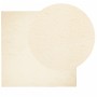 Alfombra de pelo corto suave lavable HUARTE crema 120x120 cm de , Alfombras - Ref: Foro24-375037, Precio: 53,72 €, Descuento: %