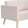 Sofá de 2 plazas de tela color crema de vidaXL, Sofás - Ref: Foro24-281351, Precio: 247,03 €, Descuento: %