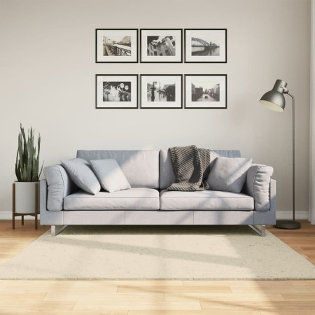 Alfombra de pelo corto suave lavable HUARTE crema 160x160 cm de , Alfombras - Ref: Foro24-375040, Precio: 67,20 €, Descuento: %