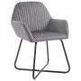 Esszimmerstühle aus grauem Samt, 2 Einheiten von vidaXL, Essstühle - Ref: Foro24-249804, Preis: 189,72 €, Rabatt: %