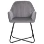 Esszimmerstühle aus grauem Samt, 2 Einheiten von vidaXL, Essstühle - Ref: Foro24-249804, Preis: 189,72 €, Rabatt: %