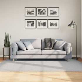 Alfombra de pelo corto suave lavable HUARTE gris 140x200 cm de , Alfombras - Ref: Foro24-375077, Precio: 62,36 €, Descuento: %