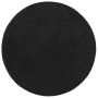Alfombra de pelo corto suave lavable HUARTE negro Ø 200 cm de , Alfombras - Ref: Foro24-375126, Precio: 111,77 €, Descuento: %