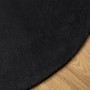 Alfombra de pelo corto suave lavable HUARTE negro Ø 200 cm de , Alfombras - Ref: Foro24-375126, Precio: 111,77 €, Descuento: %