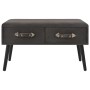 Mesa de centro de terciopelo gris 80x40x46 cm de vidaXL, Mesas de centro - Ref: Foro24-247547, Precio: 73,46 €, Descuento: %
