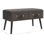 Mesa de centro de terciopelo gris 80x40x46 cm de vidaXL, Mesas de centro - Ref: Foro24-247547, Precio: 73,46 €, Descuento: %
