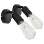 2 pcs spotlight lamp with 2W black E27 filament bulbs by vidaXL, Spotlights and reflectors - Ref: Foro24-281411, Price: 21,08...
