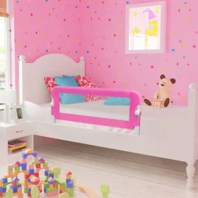 Barandilla de seguridad cama de niño 2 uds rosa 102x42 cm de vidaXL, Barandillas de seguridad - Ref: Foro24-276085, Precio: 4...