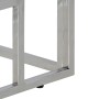 Mesa consola acero inoxidable plateado madera maciza reciclada de , Mesas consola - Ref: Foro24-350008, Precio: 99,73 €, Desc...