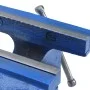 Tornillo de banco hierro fundido azul 150 mm de , Abrazaderas y tornillos - Ref: Foro24-154640, Precio: 59,71 €, Descuento: %
