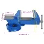 Tornillo de banco hierro fundido azul 150 mm de , Abrazaderas y tornillos - Ref: Foro24-154640, Precio: 59,71 €, Descuento: %