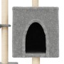 Rascador para gatos con postes de sisal gris claro 117 cm de , Mobiliario para gatos - Ref: Foro24-172119, Precio: 50,78 €, D...