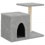 Rascador para gatos con postes de sisal gris claro 50,5 cm de , Mobiliario para gatos - Ref: Foro24-172125, Precio: 24,13 €, ...