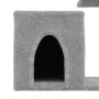 Rascador para gatos con postes de sisal gris claro 50,5 cm de , Mobiliario para gatos - Ref: Foro24-172125, Precio: 24,13 €, ...