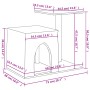 Rascador para gatos con postes de sisal gris claro 50,5 cm de , Mobiliario para gatos - Ref: Foro24-172125, Precio: 24,13 €, ...