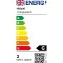 Lámpara focos 2 uds con bombillas de filamento 2W negro E27 de vidaXL, Focos y reflectores - Ref: Foro24-281411, Precio: 21,0...