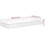 Mittelfeste Taschenfederkernmatratze 90x200 cm von , Matratzen - Ref: Foro24-372810, Preis: 157,58 €, Rabatt: %