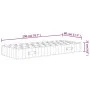 Medium firm pocket spring mattress 80x200 cm by , Mattresses - Ref: Foro24-372825, Price: 159,65 €, Discount: %
