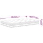 Colchón de muelles ensacados firmeza media 100x200 cm de , Colchones - Ref: Foro24-372915, Precio: 206,98 €, Descuento: %