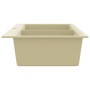 Fregadero de cocina de granito con dos senos beige de vidaXL, Fregaderos - Ref: Foro24-144851, Precio: 301,64 €, Descuento: %