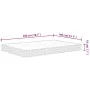 Mittelfeste Bonnell-Federkernmatratze 140 x 200 cm von , Matratzen - Ref: Foro24-3206404, Preis: 171,36 €, Rabatt: %
