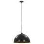 Lámparas de techo 2 uds semiesféricas negro y dorado 40 cm E27 de vidaXL, Lámparas - Ref: Foro24-50876, Precio: 94,28 €, Desc...