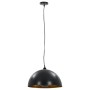 Lámparas de techo 2 uds semiesféricas negro y dorado 40 cm E27 de vidaXL, Lámparas - Ref: Foro24-50876, Precio: 92,59 €, Desc...