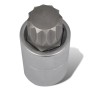 Broca 12 Puntos Set de Llave de 10 Piezas - Atornillador En Franja de , Llaves para tuercas - Ref: Foro24-140814, Precio: 25,...