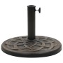 Base de sombrilla redonda de poliresina bronce 19 kg de , Bases para sombrillas - Ref: Foro24-45202, Precio: 90,74 €, Descuen...