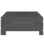 Cubierta para base de sombrilla madera maciza de pino gris de , Bases para sombrillas - Ref: Foro24-825333, Precio: 53,52 €, ...