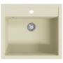 Fregadero de cocina de granito con un seno beige de vidaXL, Fregaderos - Ref: Foro24-144862, Precio: 170,78 €, Descuento: %