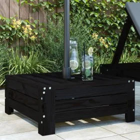 Cubierta para base de sombrilla madera maciza de pino negro de , Bases para sombrillas - Ref: Foro24-825335, Precio: 61,46 €,...