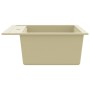 Fregadero de cocina de granito con un seno beige de vidaXL, Fregaderos - Ref: Foro24-144862, Precio: 170,78 €, Descuento: %