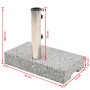 Base de sombrilla de granito rectangular 25 kg de , Bases para sombrillas - Ref: Foro24-43725, Precio: 69,54 €, Descuento: %