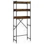 Estantería lavadora madera ingeniería roble humo 67x25x163 cm de , Accesorios para lavadoras y secadoras - Ref: Foro24-838980...