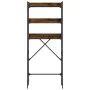 Estantería lavadora madera ingeniería roble humo 67x25x163 cm de , Accesorios para lavadoras y secadoras - Ref: Foro24-838980...