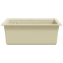 Fregadero de cocina de granito con un seno beige de vidaXL, Fregaderos - Ref: Foro24-144862, Precio: 170,78 €, Descuento: %