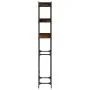 Estantería lavadora madera ingeniería roble humo 67x25x163 cm de , Accesorios para lavadoras y secadoras - Ref: Foro24-838980...