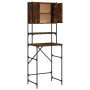 Armario de lavadora color roble ahumado 68x48,5x194 cm de , Accesorios para lavadoras y secadoras - Ref: Foro24-838975, Preci...