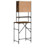 Armario de lavadora color roble ahumado 68x48,5x194 cm de , Accesorios para lavadoras y secadoras - Ref: Foro24-838975, Preci...