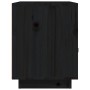Mesitas de noche 2 uds madera maciza de pino negro 40x34x45 cm de vidaXL, Mesitas de noche - Ref: Foro24-818304, Precio: 69,7...