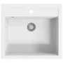 Granite kitchen sink with a white bowl by vidaXL, Sinks - Ref: Foro24-144863, Price: 209,83 €, Discount: %